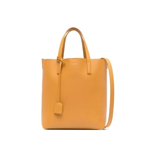 SAINT LAURENT Сумка Tote из коровьей кожи Сумка для покупок Сумка через плечо Сумка для женщин Оранжевый