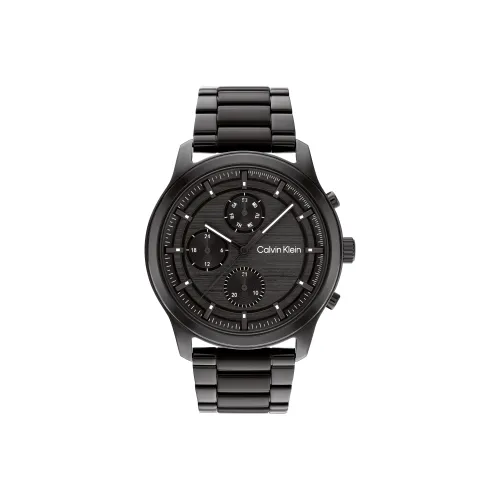 Calvin Klein Кварцевый механизм Мужские часы 44mm*44mm*10mm Черный