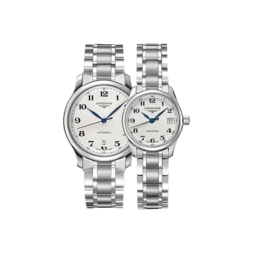 LONGINES Master Collection Автоматический Механический Механизм Унисекс Часы Белый Циферблат Корпус из Нержавеющей Стали