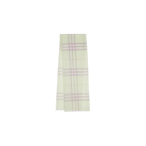 Burberry Вязаные шарфы Зеленый Мужской