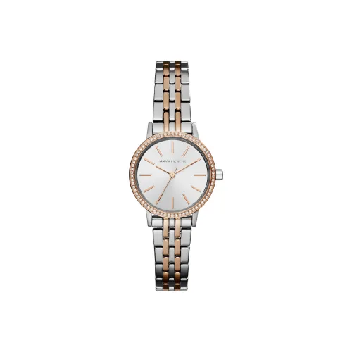 ARMANI EXCHANGEAE Women's Watch Кварцевый механизм ремешок из нержавеющей стали серебристый циферблат