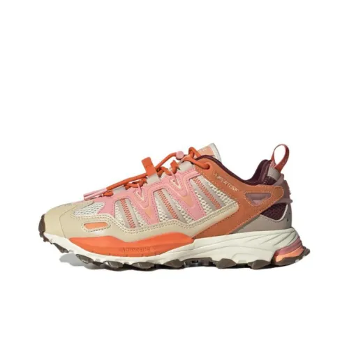 Adidas Originals Hyperturf Adventure Slip-resistant Abrasion-resistant Low-top Streetwear Women's White Orange