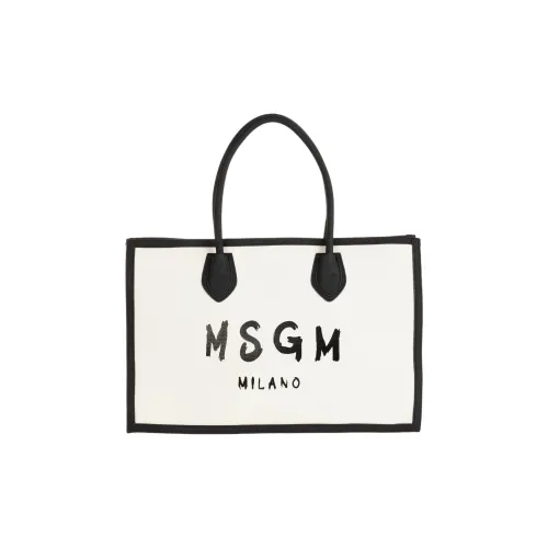 MSGM Хлопок Сумка Детская Айвори Белый Черный