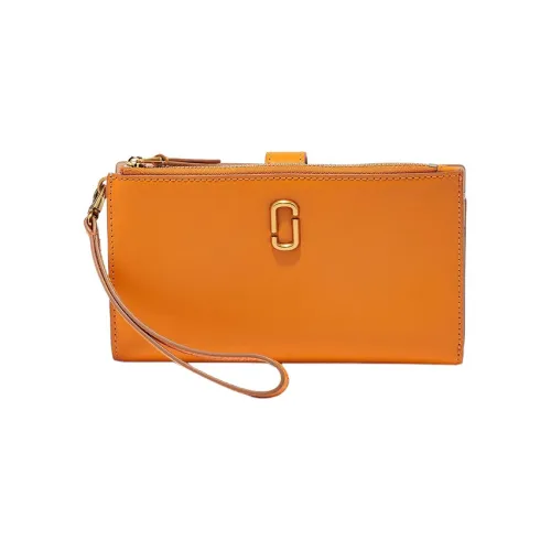 MARC JACOBS Гладкая кожа Кошелек Женские Желтый Оранжевый
