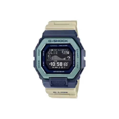 CASIO Кварцевый механизм Смола Ремешок Часы Мужские Черный циферблат GBX 100TT 2JF