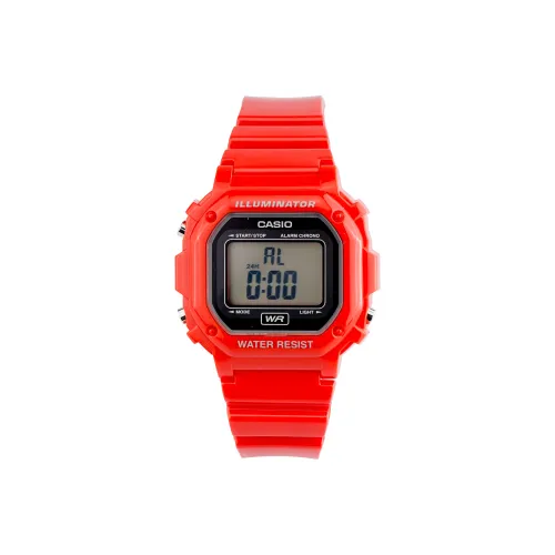 CASIO Кварцевый механизм Смольный ремешок Женские часы Черный циферблат