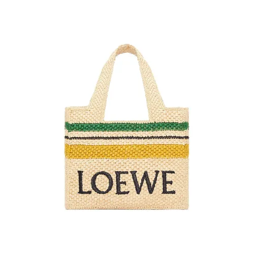 LOEWE Рафия Волокно Тоут Сумка Сумка для покупок Маленькая Сумка Женская Естественный