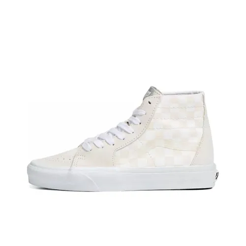 VANS Crystal Sidestripe Sk8 Hi Высокие Кроссовки для скейтбординга Унисекс Желтый Белый