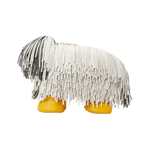 Kate Spade Коровья кожа Сумка через плечо Средняя Женская Серый и Желтый