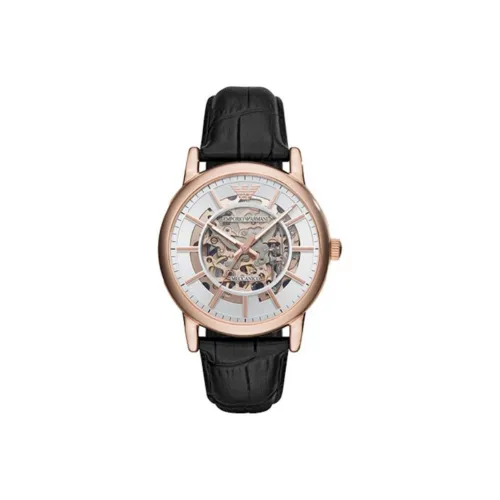 EMPORIO ARMANI Механический механизм Мужские часы Machine 43 мм Белый