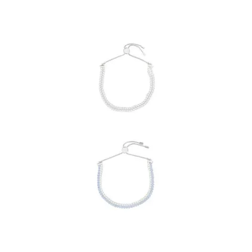 Swarovski Тонкие Браслеты Серебряные Женские