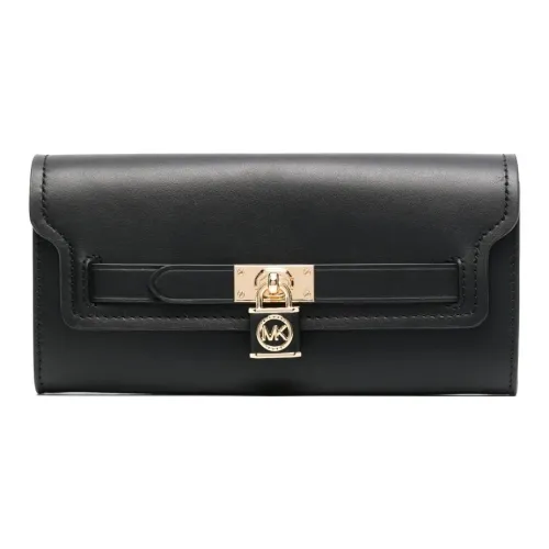 MICHAEL KORS Hamilton Legacy Кошелек из коровьей кожи Женский Черный