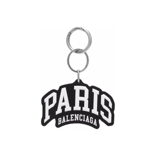 BALENCIAGA Резиновый брелок, черный, унисекс