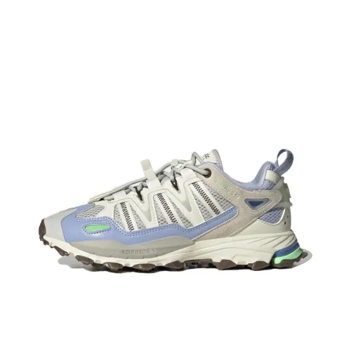 Adidas Originals Hyperturf Adventure Slip-Resistant Abrasion-Resistant Lightweight Low-Top Streetwear Women's Blue Adidas Originals Hyperturf Adventure Противоскользящий Устойчивый к истиранию Легкий Низкий Топ Уличная Обувь Женская Синяя