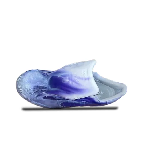 Gerrit Jacob x adidas originals SUPERSTAR Устойчивый к истиранию Дышащие Низкие Кроссовки для скейтбординга Мужские Синие Белые