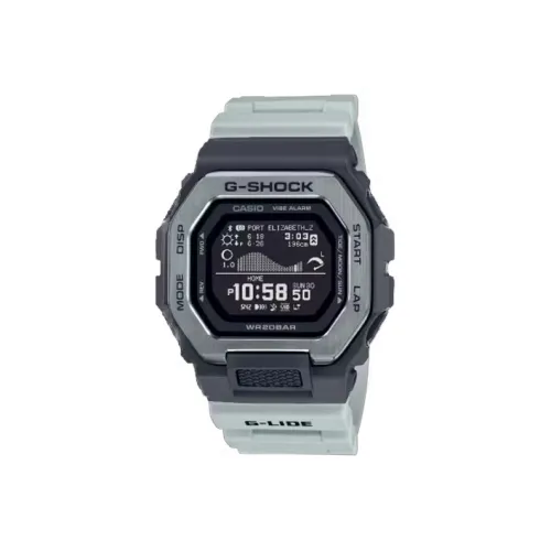 CASIO Кварцевый механизм Смола Ремешок Часы 46 Мужские часы Черный циферблат GBX 100TT 8JF