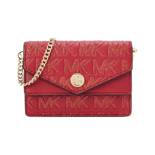 MICHAEL KORS Artificial Leather Clutch Crossbody Bag Shoulder Bag Small Women's Red MICHAEL KORS Искусственная кожа Конверт Сумка Сумка через плечо Маленькая Женская Красная