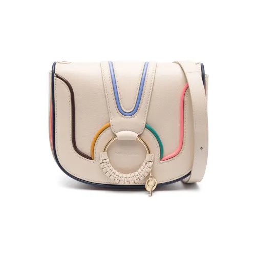 See By Chloe Телячья кожа Сумка через плечо Женская Бежевая