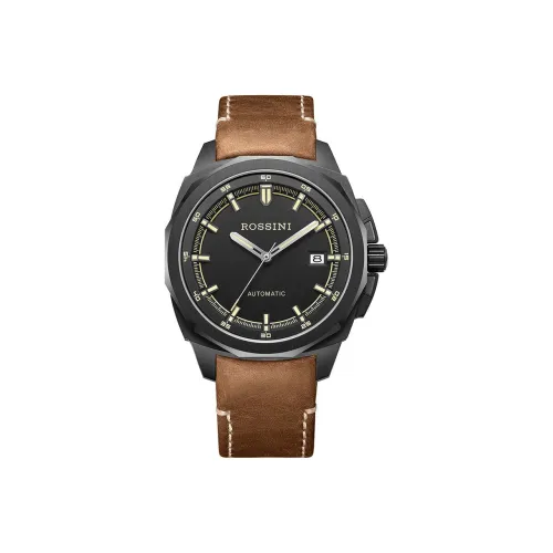 ROSSINI Механический механизм Мужские часы Medallion Collection 51mm*42mm*12mm Черные