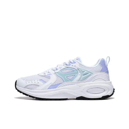 LiNing 92 CICI Противоскользящий устойчивый к истиранию низкий топ Спортивная повседневная обувь Женская Белый Синий Фиолетовый