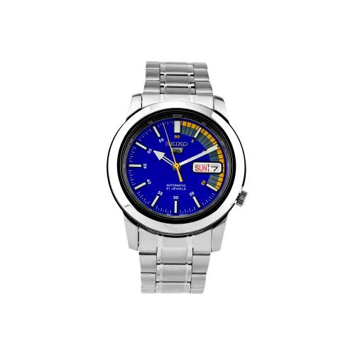 SEIKO Автоматический Механический Часы Мужской Серия 5 38 мм Синий