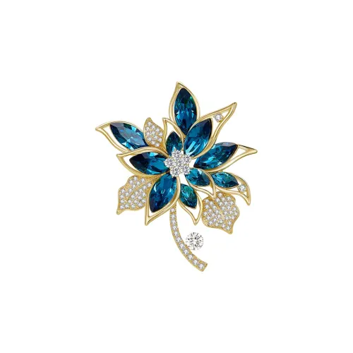 Jay Броши Синие Женские