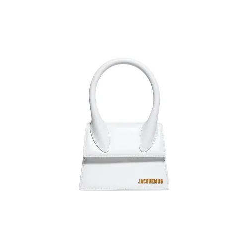 Jacquemus Le Chiquito Moyen Телячья кожа Сумка через плечо Маленькая сумка Женская белая