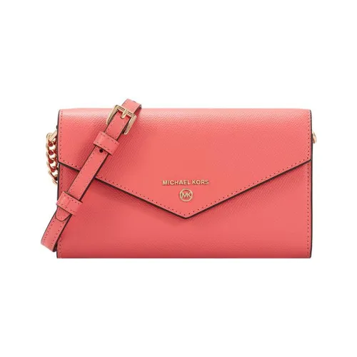 MICHAEL KORS Jet Set Charm Кожа Коробка Сумка через плечо Большая Женская Красная