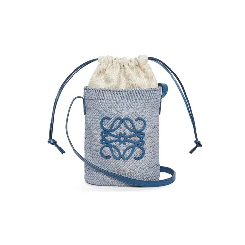 LOEWE Anagram Сумка через плечо Сумка Обычная Женская Джинсовая Синяя