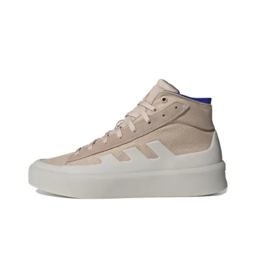 Adidas Znsored Hi Slip Resistant Abrasion Resistant High Top Скейтборд Кроссовки Unisex Taupe