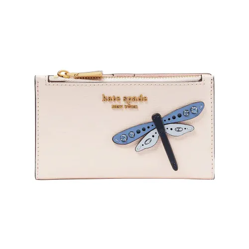 Kate Spade Кожа Держатель для карт кошелек Женские Рассвет Цвет