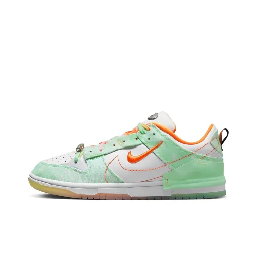 Nike Dunk Disrupt 2 Low Топ Скейтборд Кроссовки Женские Зеленый Белый