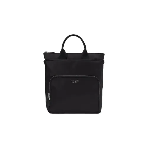 Kate Spade Переработанный нейлон Рюкзак Одно плечо Сумка Большая Женская Черная