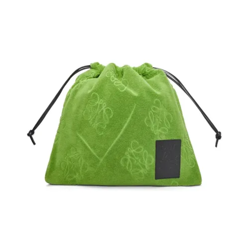 LOEWE Полотенце Хлопок Клатч Женские Зеленый