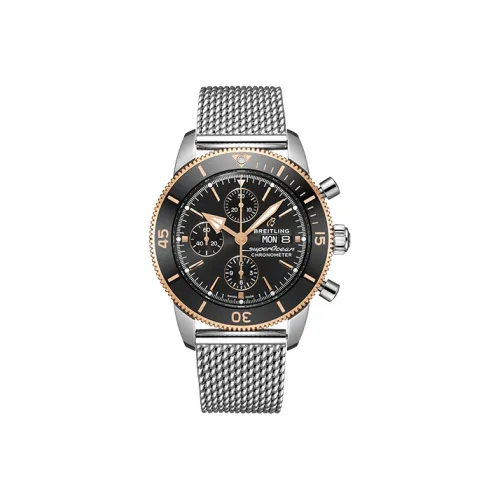 BREITLING Super Ocean Culture Collection Автоматический Механический Механизм Мужские Часы Часы Черный Циферблат