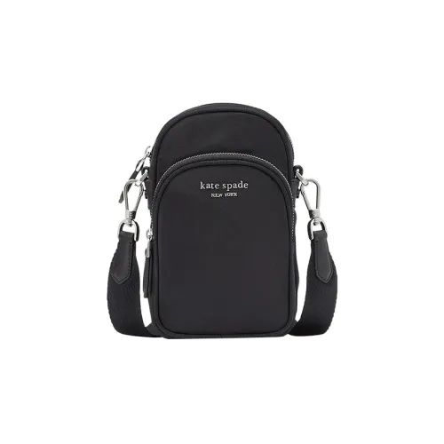 Kate Spade Sam Переработанный Нейлоновый Чехол для телефона Сумка через плечо Женская Черная
