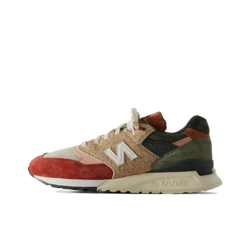 KITH x New Balance NB 998 Low Топ Повседневный Городской Коммутер Беговые кроссовки Унисекс Белый Красный Зеленый Сделано в США