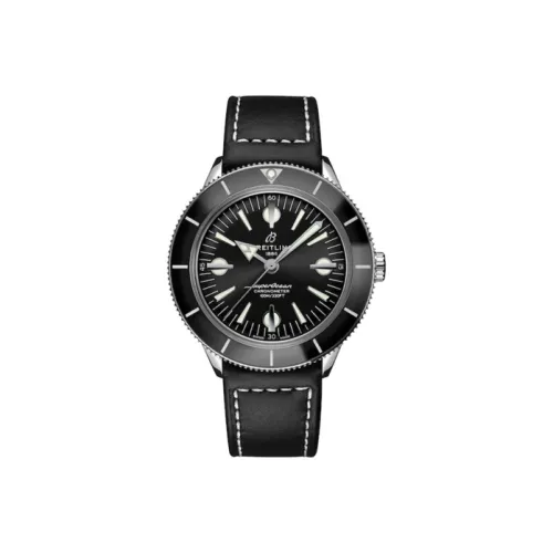 BREITLING Автоматический Механический Часы Мужские Super Ocean Culture Collection 42 мм Черные