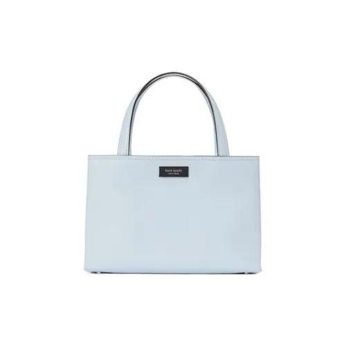 Kate Spade Sam Коровья кожа Сумка из кожи Tote Сумка для покупок Мини сумка Женская Цвет аква Синий