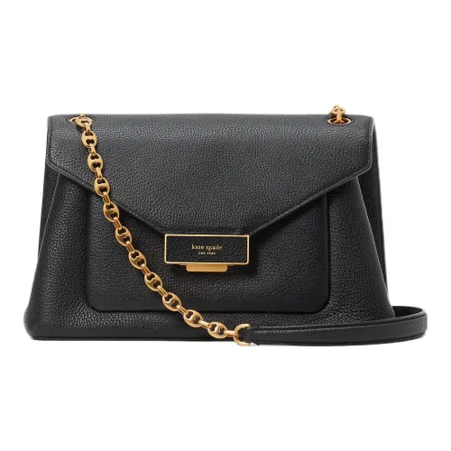 Kate Spade Сумка с текстурой коровьей кожи курьерская сумка сумка через плечо женская черная