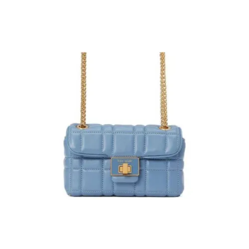 Kate Spade Evelyn Sheepskin Messenger Bag Handbag Shoulder Bag Crossbody Bag Small Women's Blue Кейт Спейд Эвелин Овчина Сумка-мессенджер Сумка Сумка через плечо Сумка через плечо Маленькая Женская Синяя