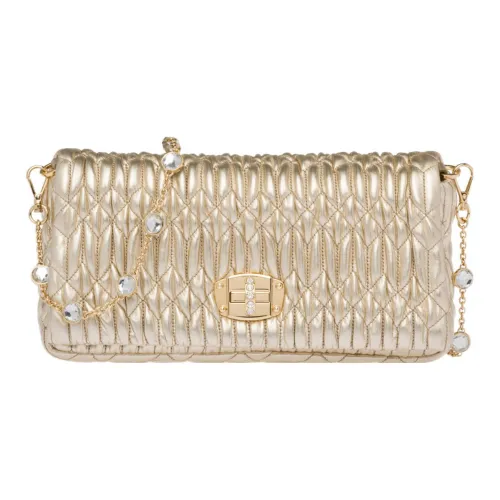 MIU MIU Овечья шкура Сумка через плечо Женская Pyrite