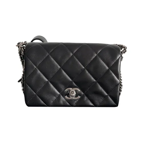 CHANEL 22P Sheepskin Crossbody Bag Shoulder Bag Small Women's Black CHANEL 22P Овчина Сумка через плечо Сумка на плечо Маленькая Женская Черная