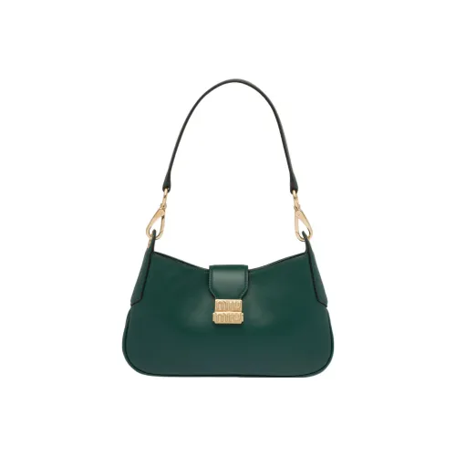 MIU MIU Сумка из кожи сумка через плечо сумка для женщин цвет Oleander зеленый