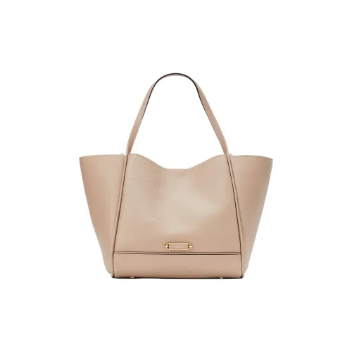 Kate Spade Коровья кожа Тоут Сумка Сумка для покупок Сумка Сумка через плечо Большая Женская Пергаментный Цвет
