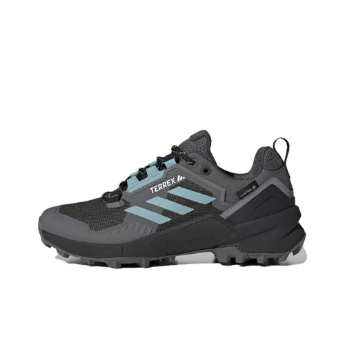 adidas Terrex Swift R3 Gore Te Slip Resistant Abrasion Resistant Легкий Низкий Топ Уличная обувь Женская Серый