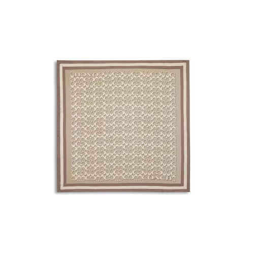 COACH Шелковые шарфы Женские Хаки