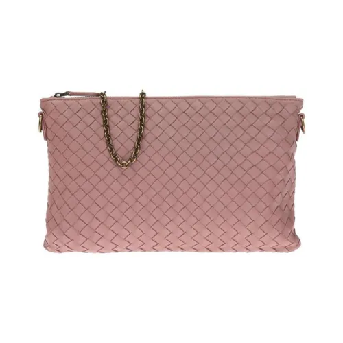 Bottega Veneta Овчина Сумка через плечо Сумка на плечо Женская Пыльно-розовый