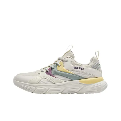 QIAODAN World of Flowers and Flowers Противоскользящий Износостойкий Низкий Топ Повседневная Обувь Женская Белый Желтый Зеленый