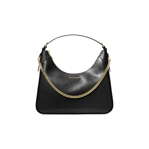 MICHAEL KORS Wilma Кожа Портативная Сумка на Одно Плечо Большая Женская Черная